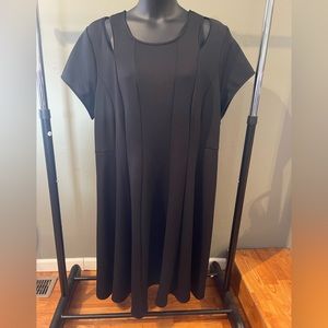 Lane Bryant Midi Dress with Shoulder cutouts-size 26